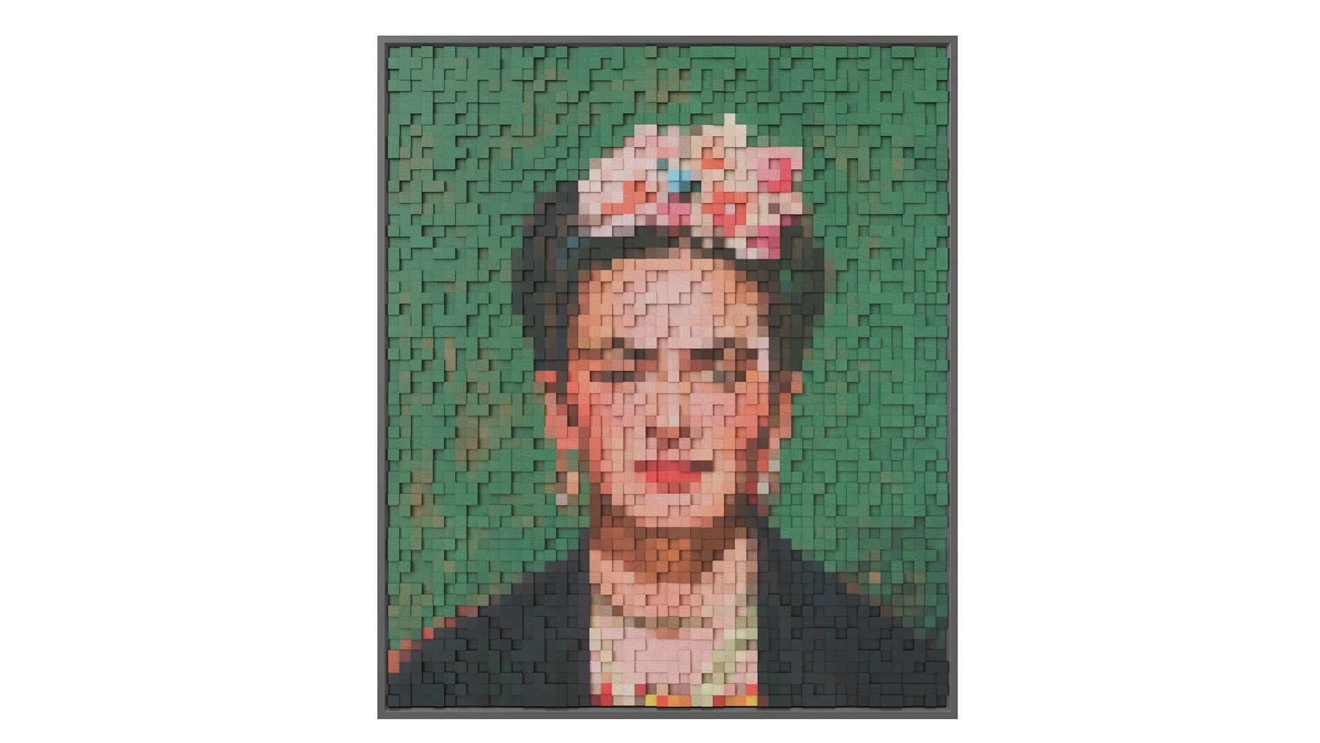 4 PixelArt Cubic Painting 3D Model TurboSquid 1855534