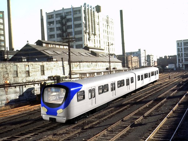 train 3d model