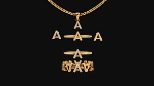 letter a set