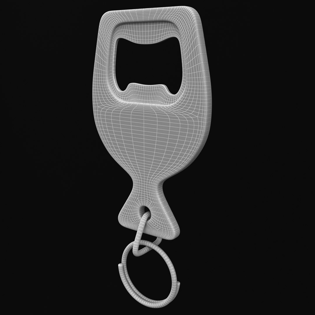 3ds Max Bottle Opener Keychain