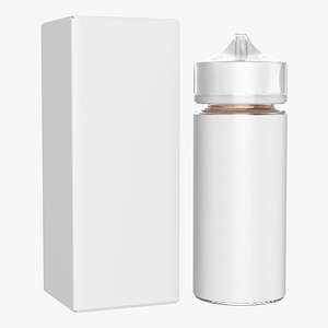 vapor liquid bottle 3D