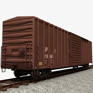Freight Train Boxcar (High)