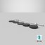 barbell weights 3D model