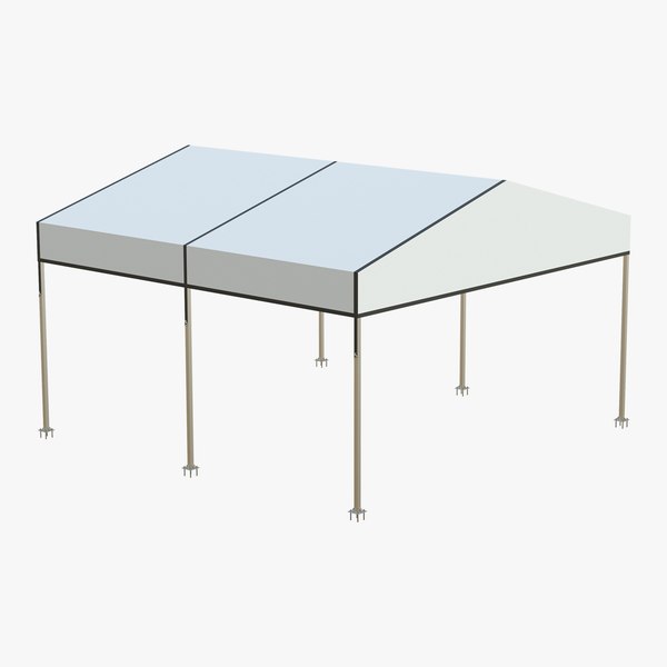 Tent Structure Gazebo 3D model