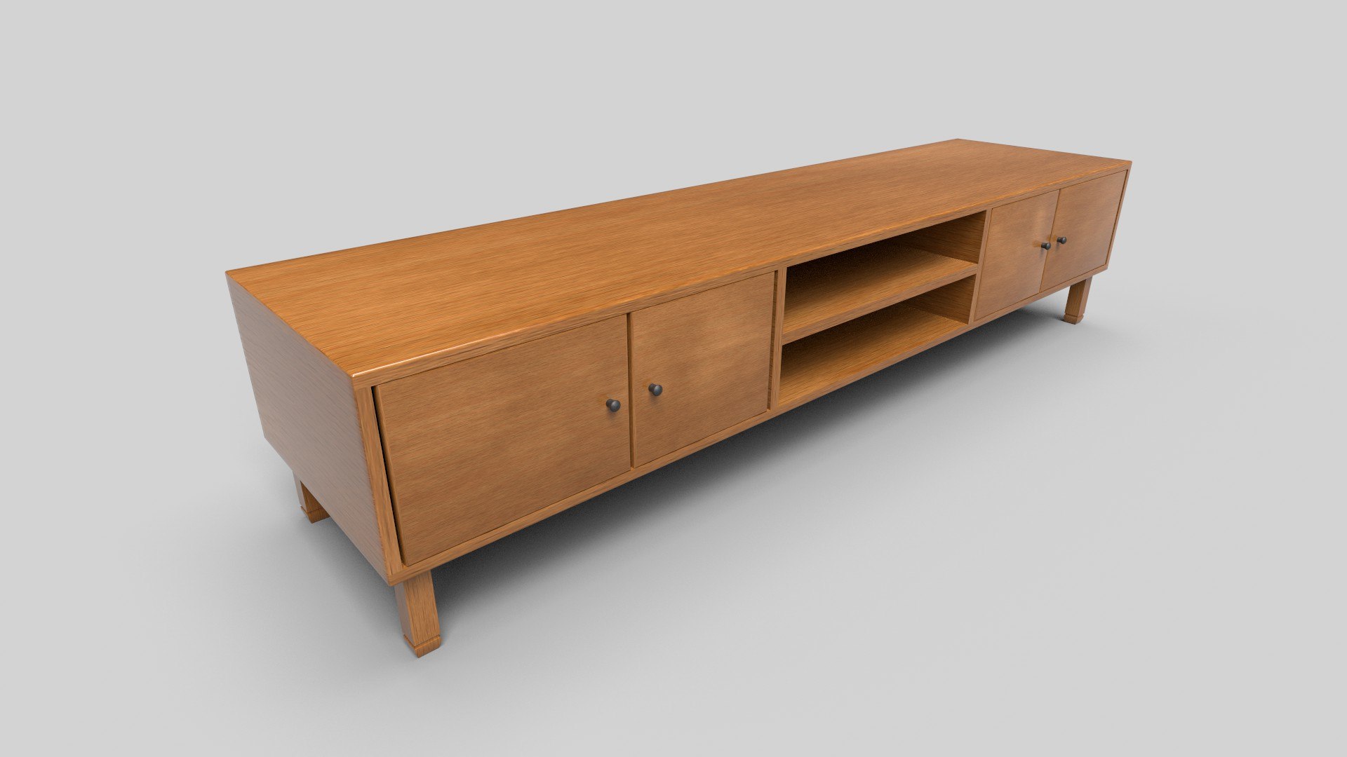 3D Model TV Rack N23 - TurboSquid 2422907