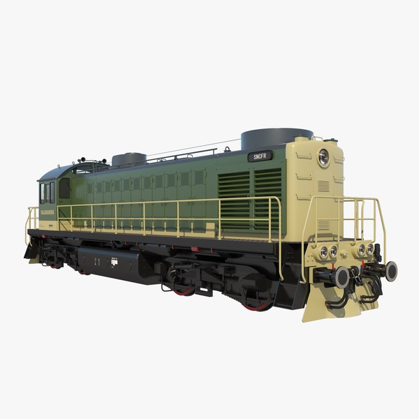 modelo 3d Diesel locomotive - TurboSquid 2000390
