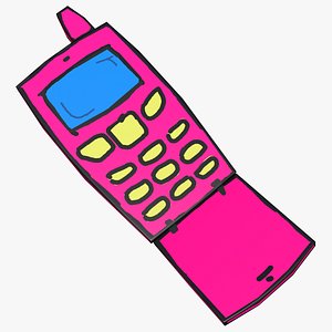Cartoon Cell Phone