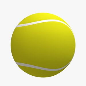 Stylized Tennis Ball 3D model