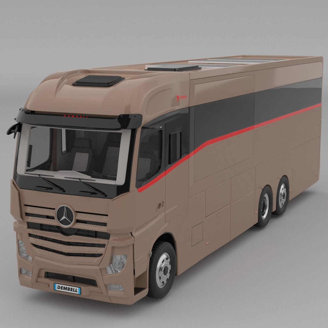 3D Dembell Motorhome Model M Diamond Class A Mercedes-Benz Actros ...