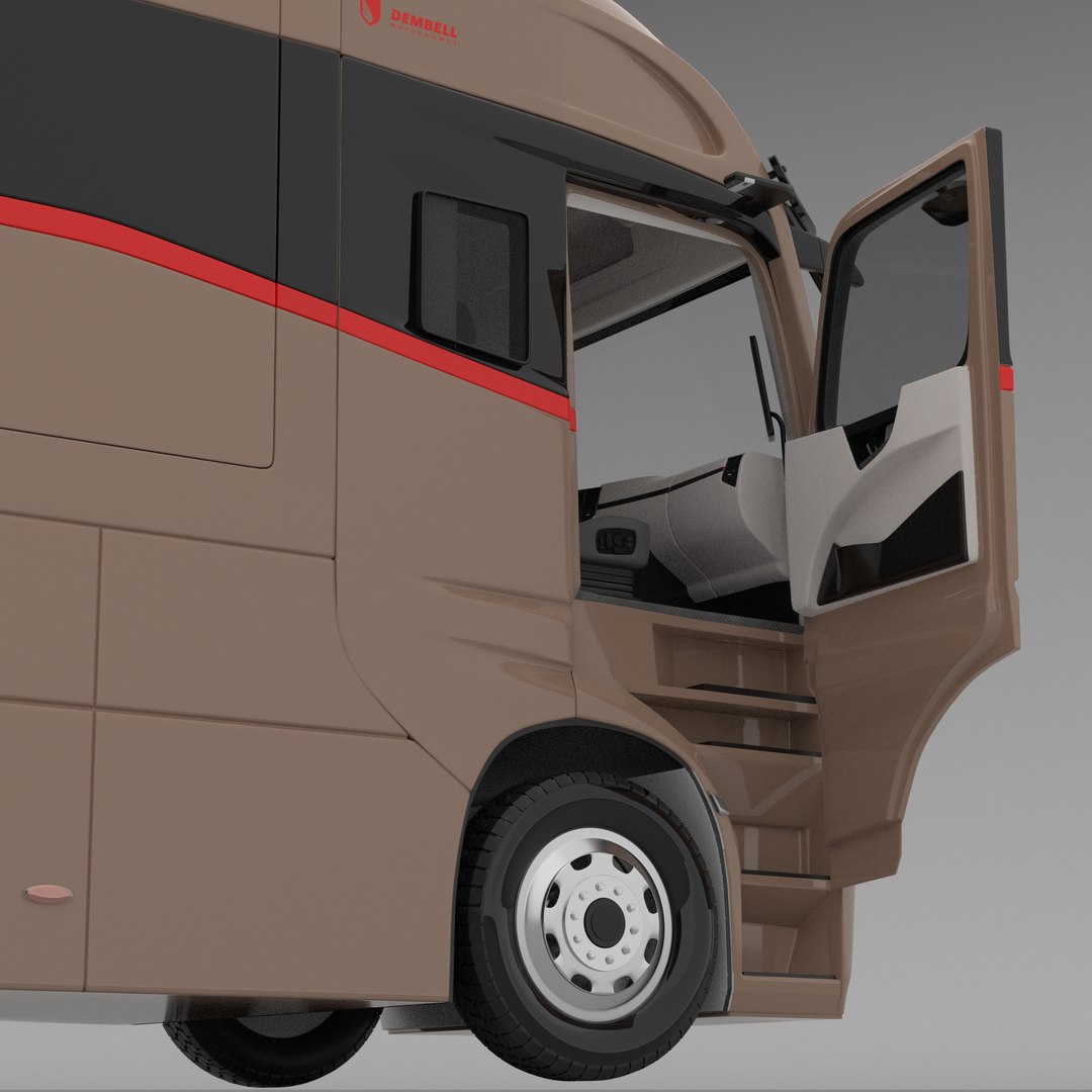 3D Dembell Motorhome Model M Diamond Class A Mercedes-Benz Actros ...