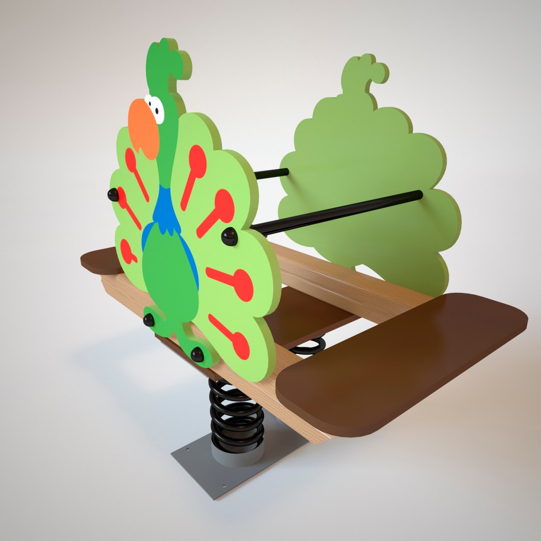 Playground Spring Peafowl 3D - TurboSquid 1225015