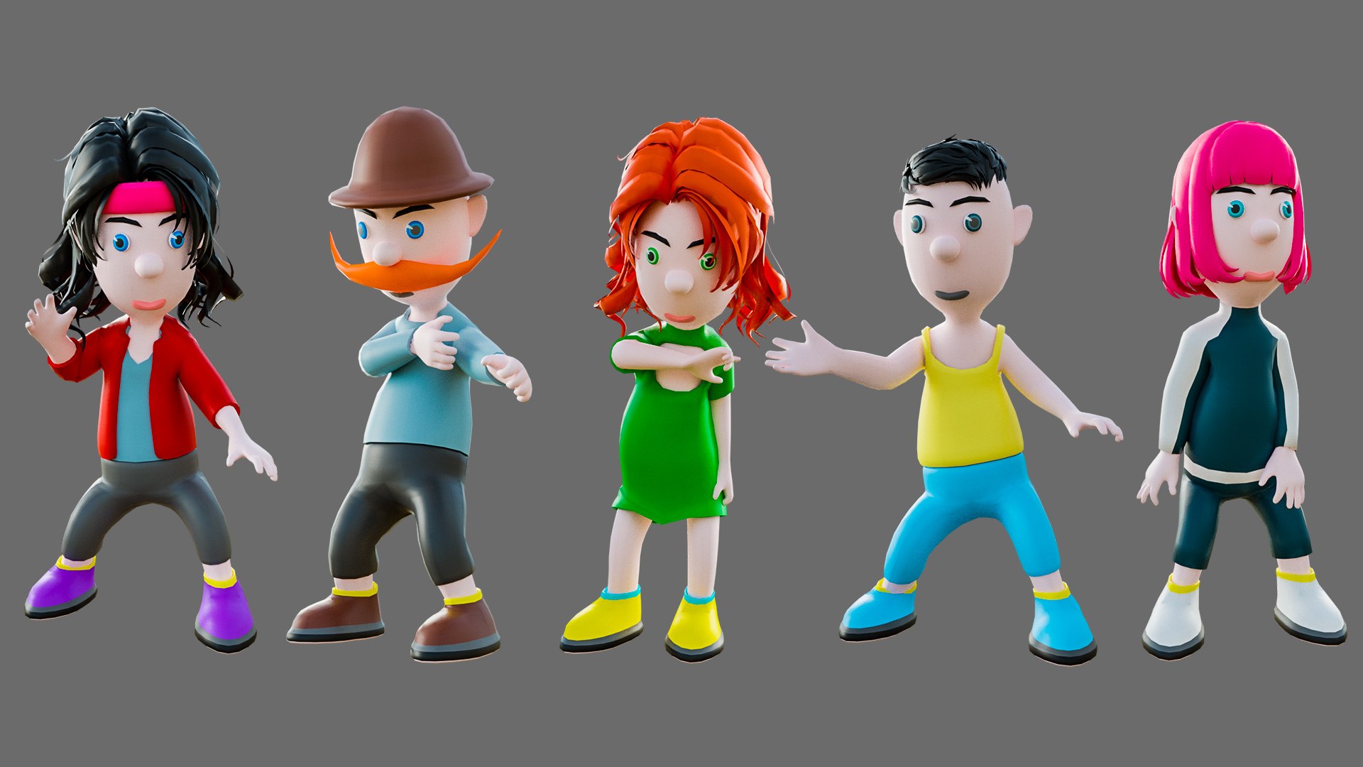 Cartoon characters-different people 3D model https://p.turbosquid.com/ts-thumb/04/L23P1S/8n/9/jpg/1706346177/1920x1080/fit_q87/d9bf8c87bc04711d1ca9ff1aab5867a60db1fb7a/9.jpg