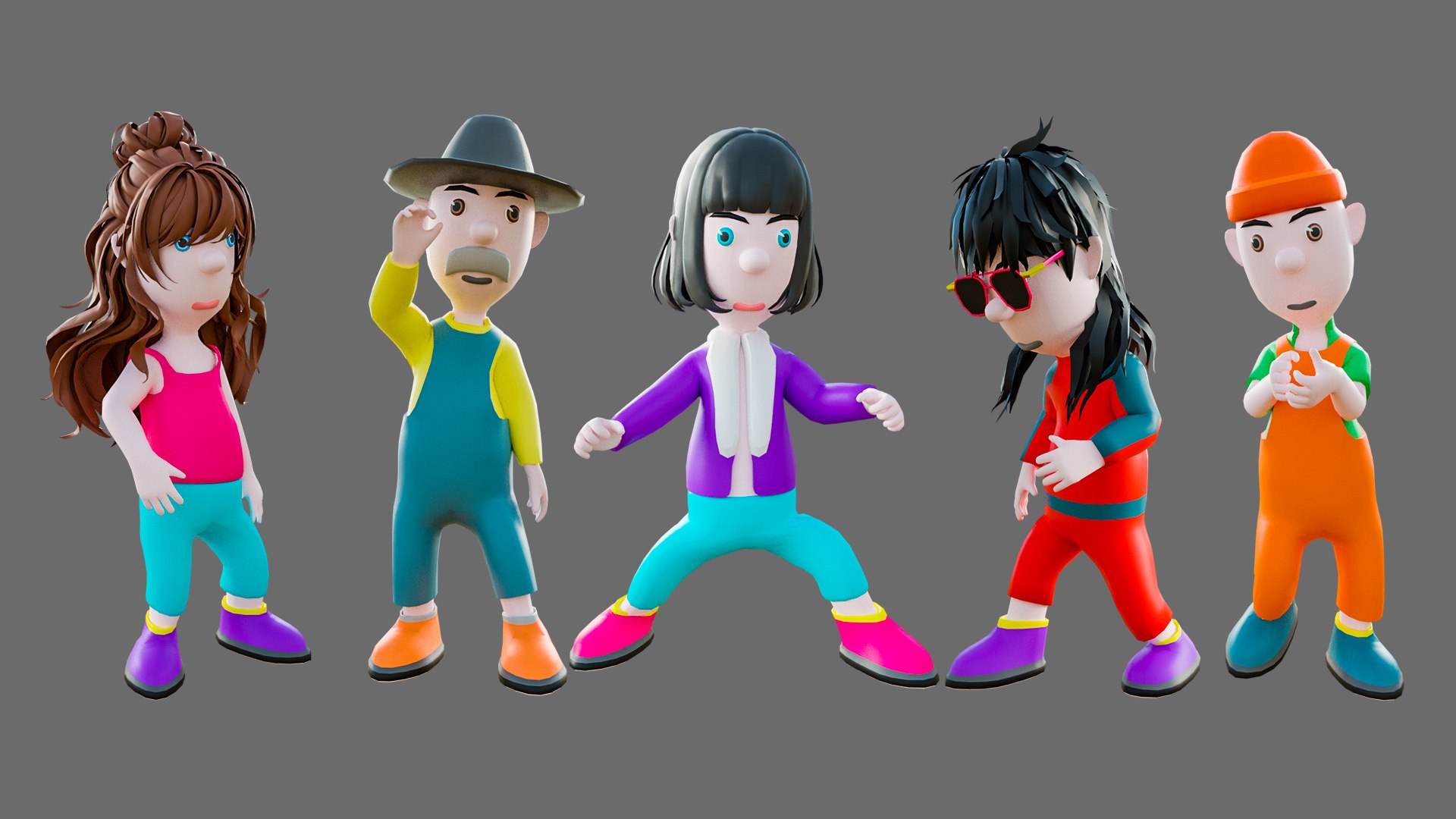 Cartoon characters-different people 3D model https://p.turbosquid.com/ts-thumb/04/L23P1S/N5/4/jpg/1706346175/1920x1080/fit_q87/77caf439a3f4604b342c8cad3a4299cc71c7772a/4.jpg