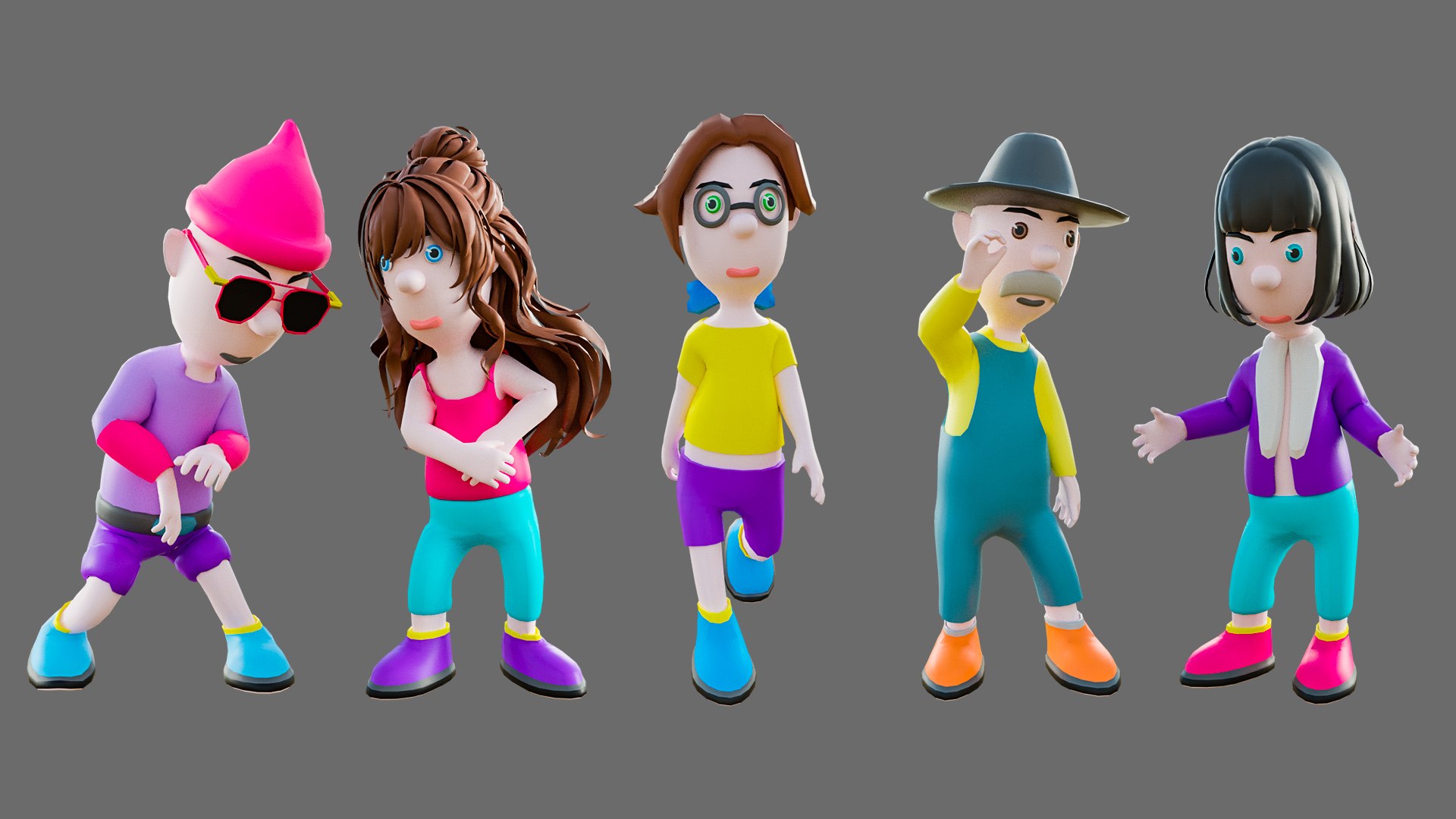 Cartoon characters-different people 3D model https://p.turbosquid.com/ts-thumb/04/L23P1S/dg/8/jpg/1706346177/1920x1080/fit_q87/0e76662b8ab1a5698de913830a3ca633d4385660/8.jpg