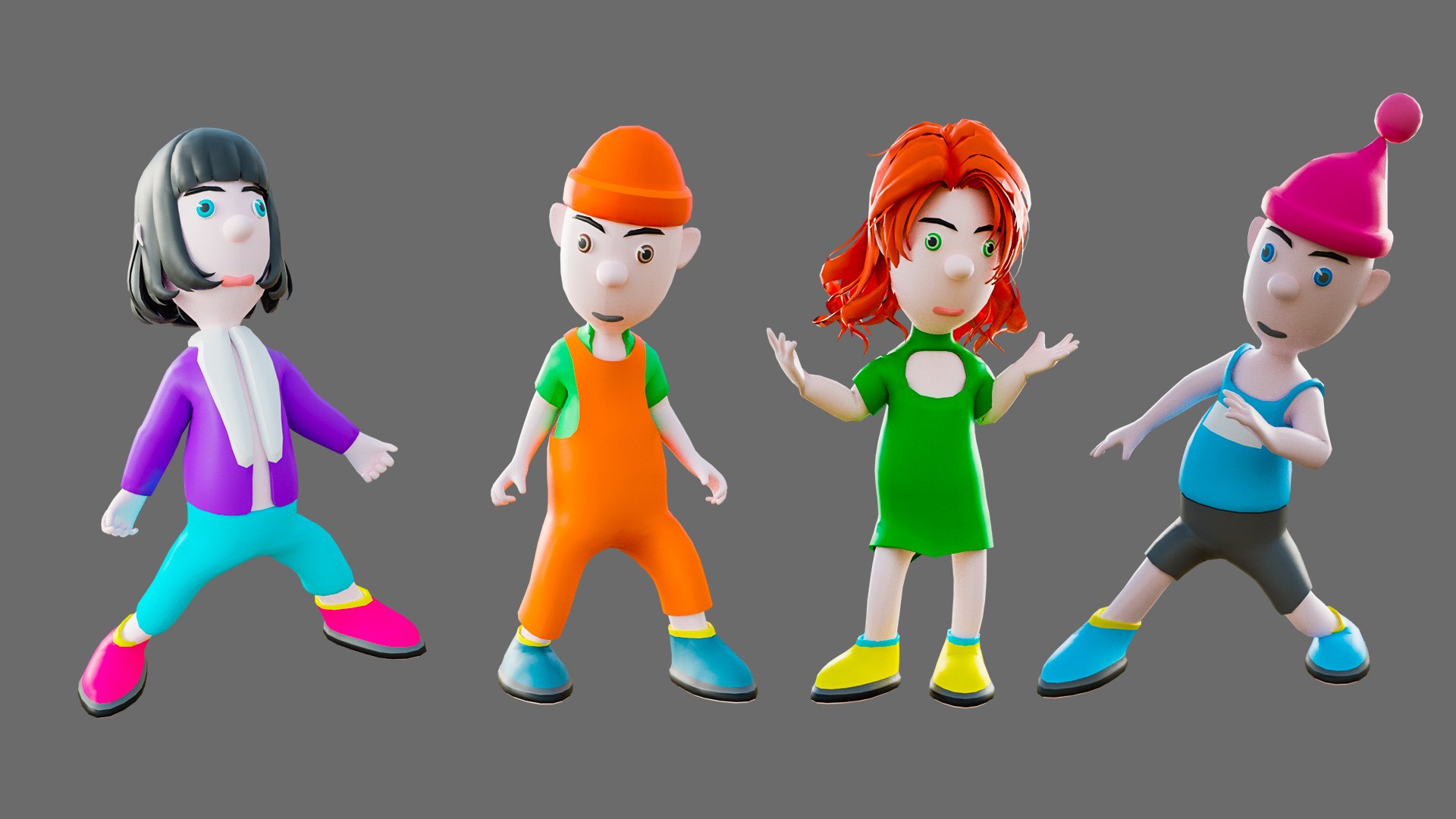 Cartoon characters-different people 3D model https://p.turbosquid.com/ts-thumb/04/L23P1S/qh/11/jpg/1706346178/1920x1080/fit_q87/5a4daefcaa2e3dfac7075f5f0963e54b548e4ac2/11.jpg