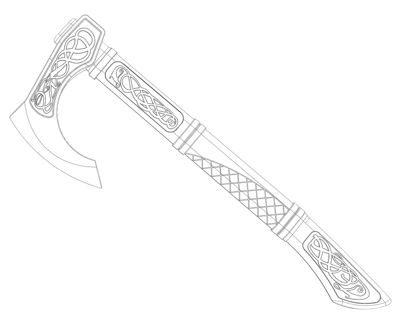 VIKING AXE Model - TurboSquid 1872473