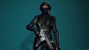 Female SWAT Soldier