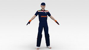 3D Cricket Wicket Keeper V1 model