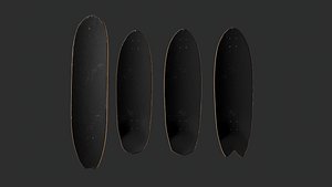 surfskate boards 3D model