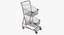 3D shopping cart model