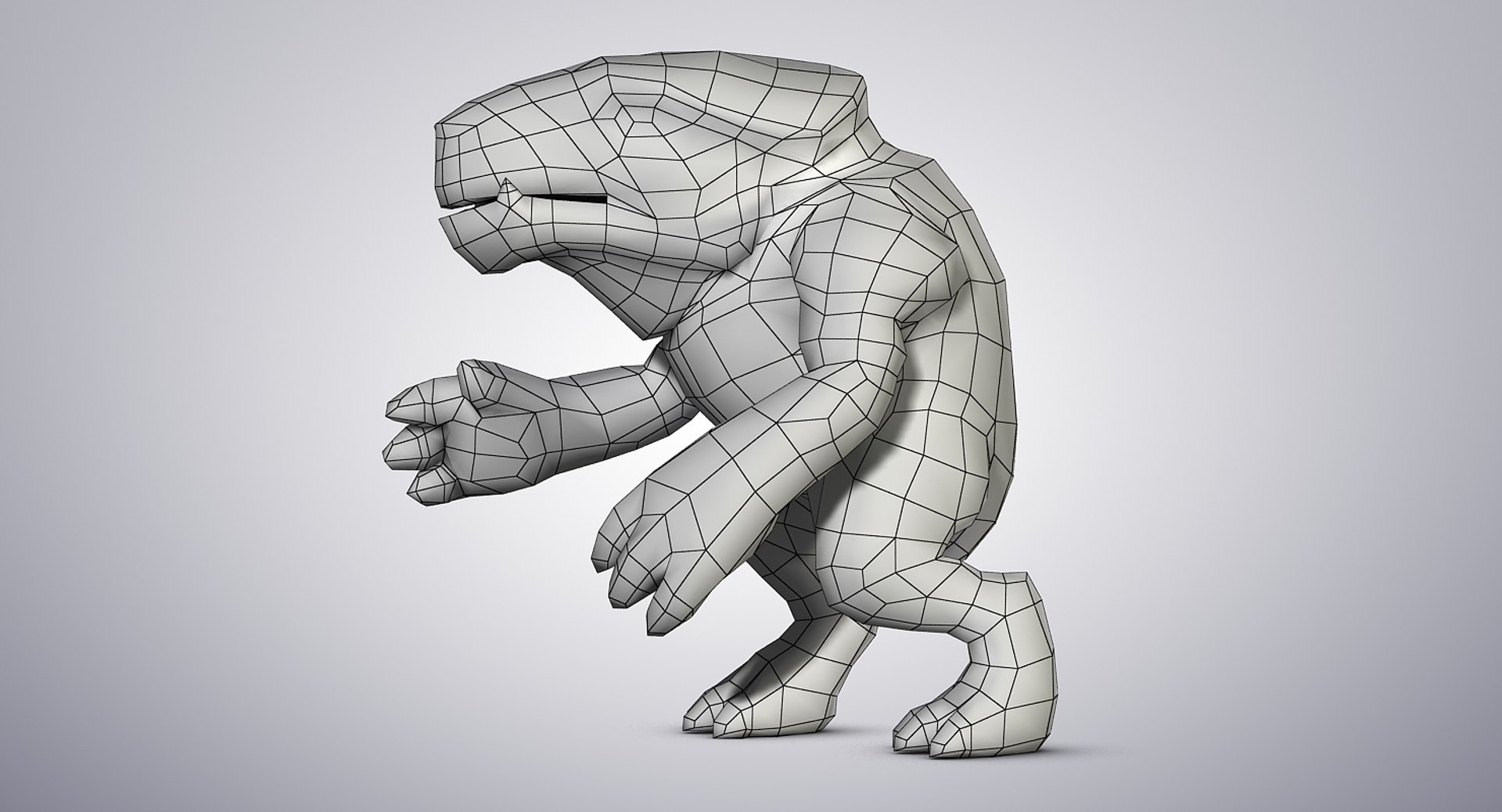 Character rig monster 3D model - TurboSquid 1169102