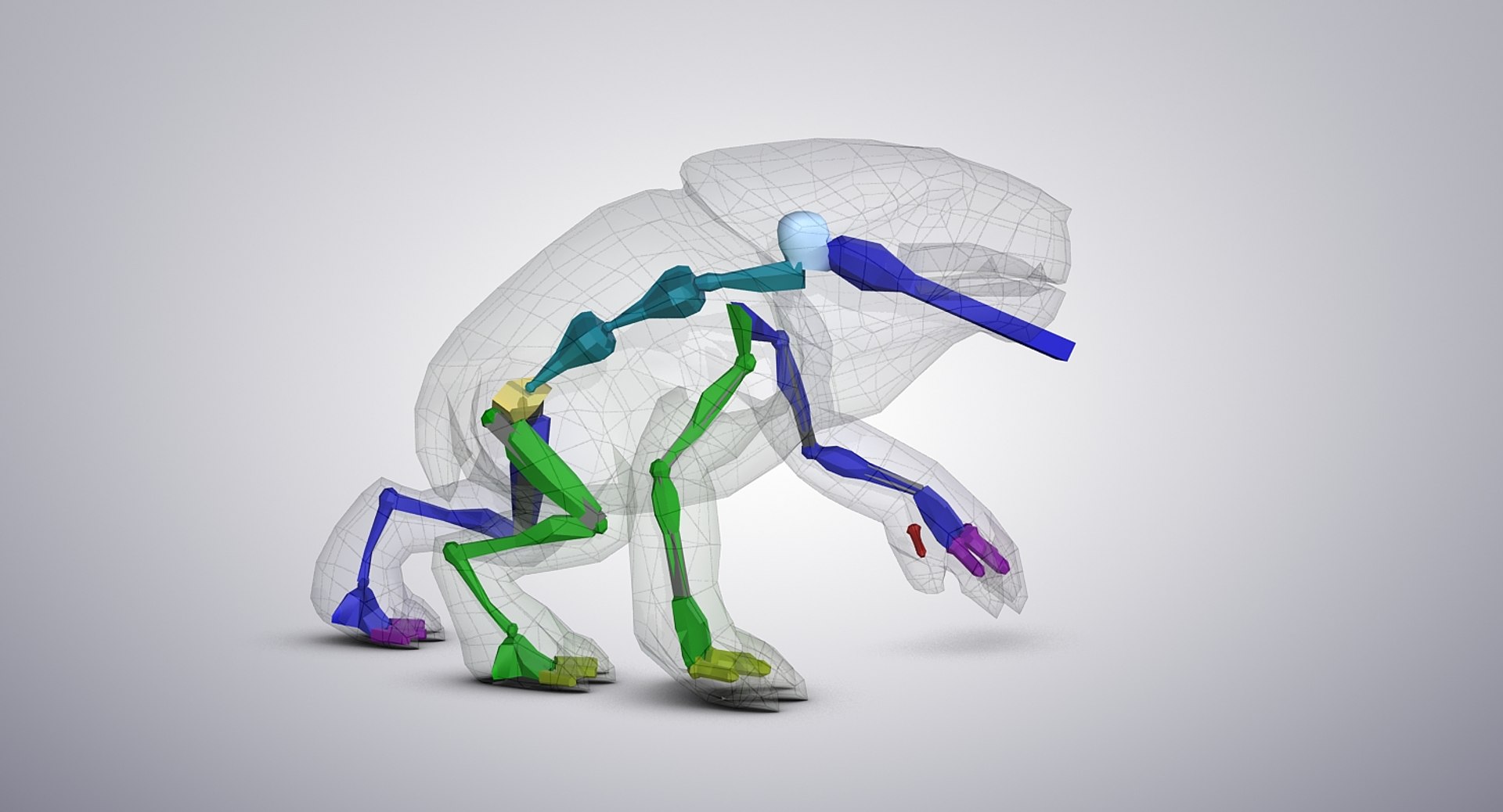 Character rig monster 3D model - TurboSquid 1169102