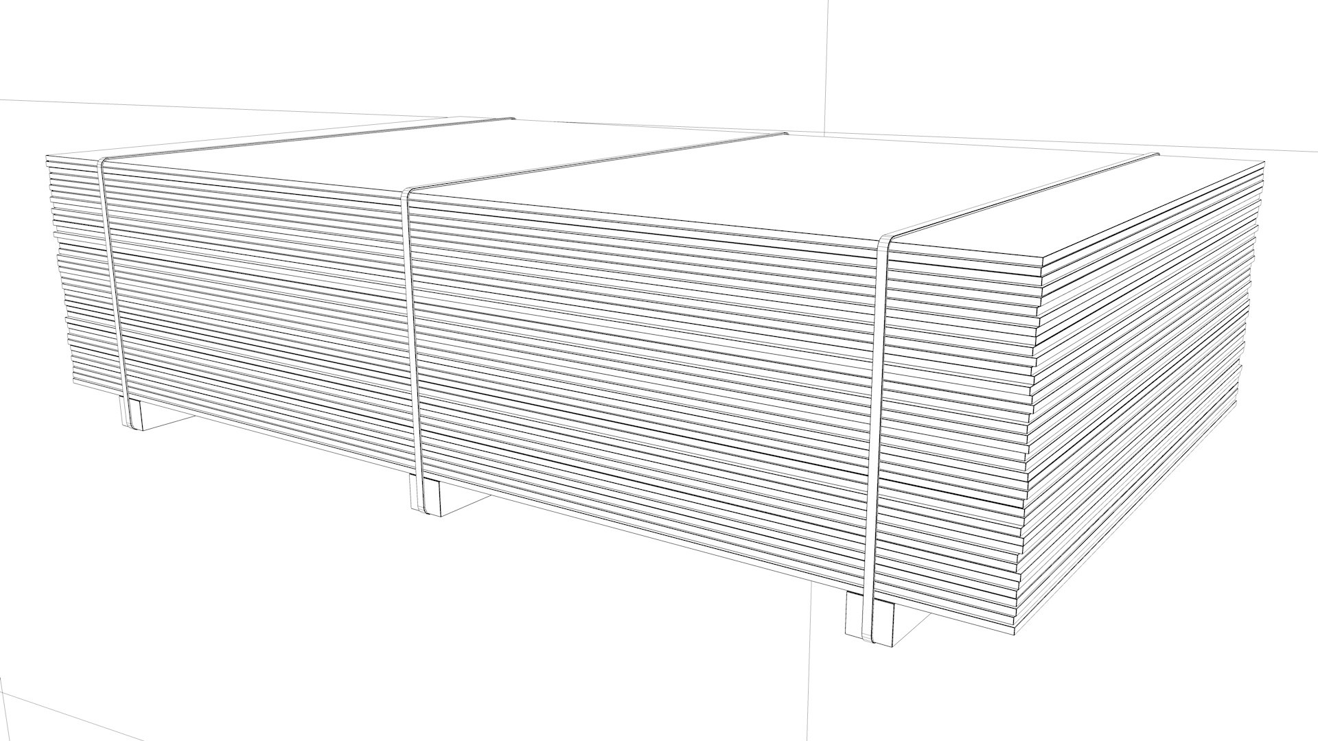 3D Pallet with MDF 3D model - TurboSquid 1760274