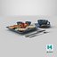 Breakfast with fried egg bacon and coffee 02