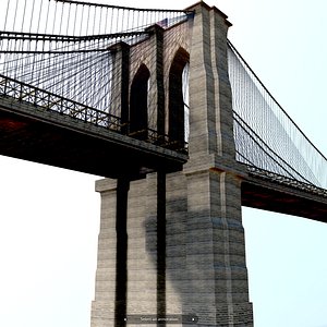 3D Brooklyn Bridge
