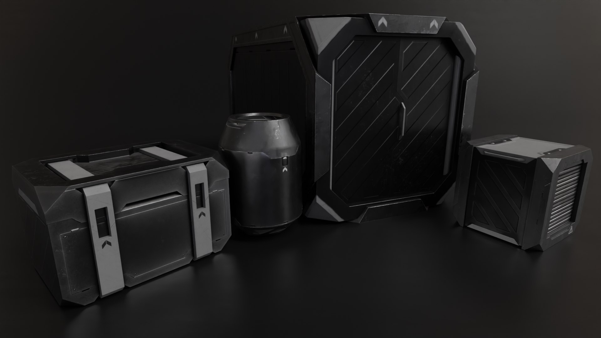 Sci-Fi Crates pack - Game ready model https://p.turbosquid.com/ts-thumb/04/Xdi3TF/L9/grey/png/1689799263/1920x1080/fit_q87/fea15f64411588eed48d9b545d2e87fd075a8937/grey.jpg