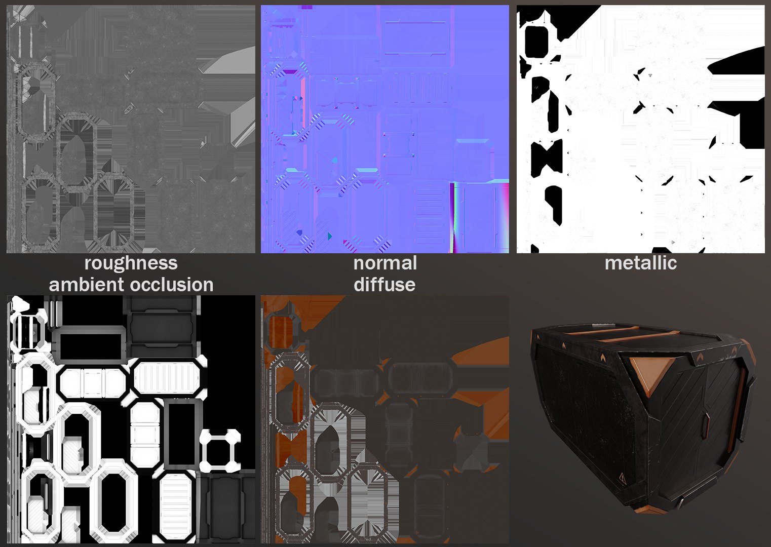 Sci-Fi Crates pack - Game ready model https://p.turbosquid.com/ts-thumb/04/Xdi3TF/Nr/containermaps/png/1689861036/1920x1080/fit_q87/c8c3dcecdc3803755eab2d8bd93697201c6b914f/containermaps.jpg