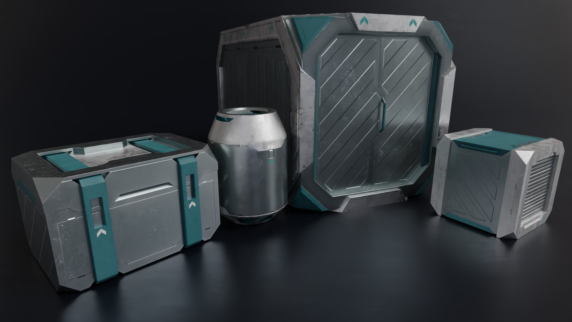 Sci-Fi Crates pack - Game ready model https://p.turbosquid.com/ts-thumb/04/Xdi3TF/gA/arctic/png/1689799259/1920x1080/fit_q87/0e068a757b3bc894f40abe29034fbafc139f4875/arctic.jpg