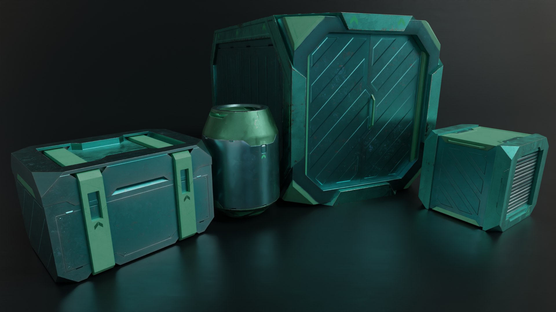 Sci-Fi Crates pack - Game ready model https://p.turbosquid.com/ts-thumb/04/Xdi3TF/lt/cyan/png/1689799260/1920x1080/fit_q87/143df411471a07939c43049281085b97990ee2ef/cyan.jpg