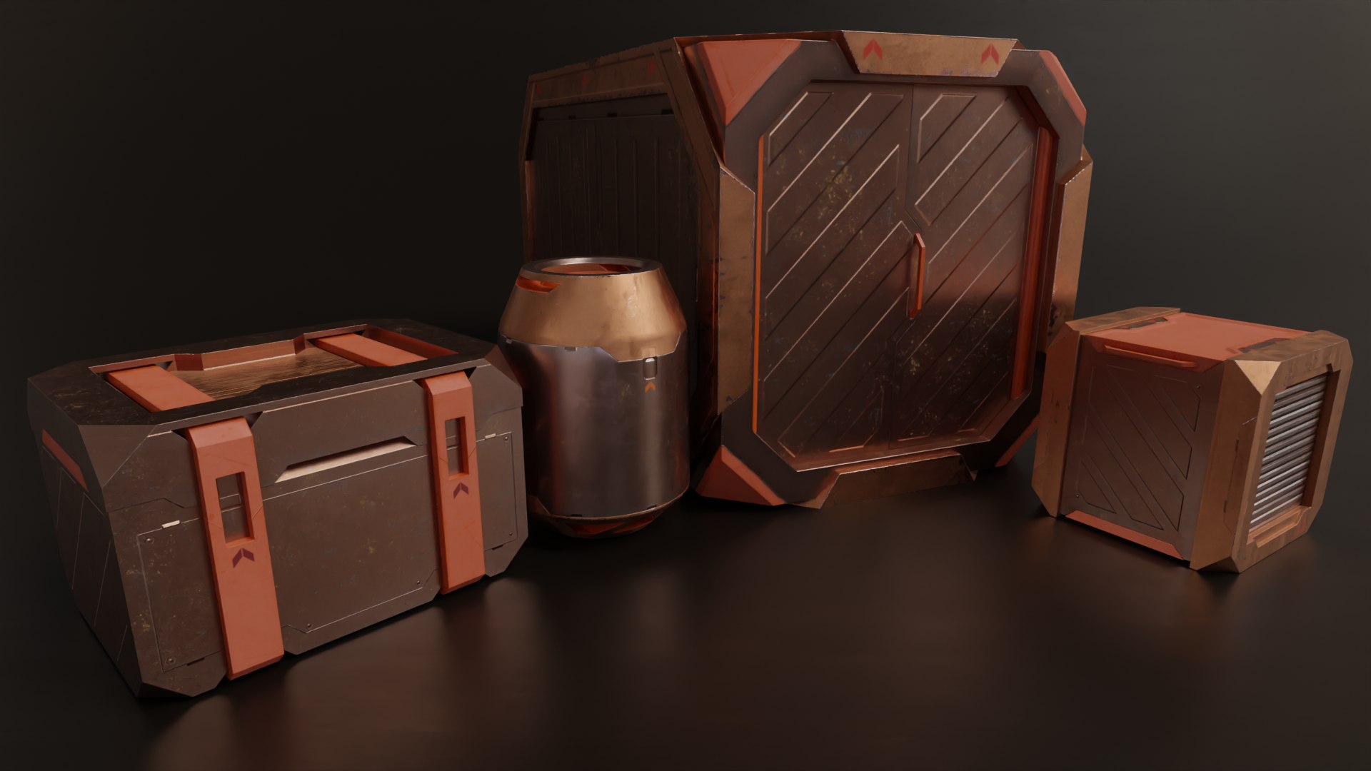 Sci-Fi Crates pack - Game ready model https://p.turbosquid.com/ts-thumb/04/Xdi3TF/y9/bronze/png/1689799259/1920x1080/fit_q87/bf4b8622506bba3011f14aa816801ef8a0c7afdd/bronze.jpg