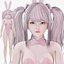 Bunny Girl 0002 - Rig - Unreal - Unity - Blender - Animado - Personagem Feminina Realista