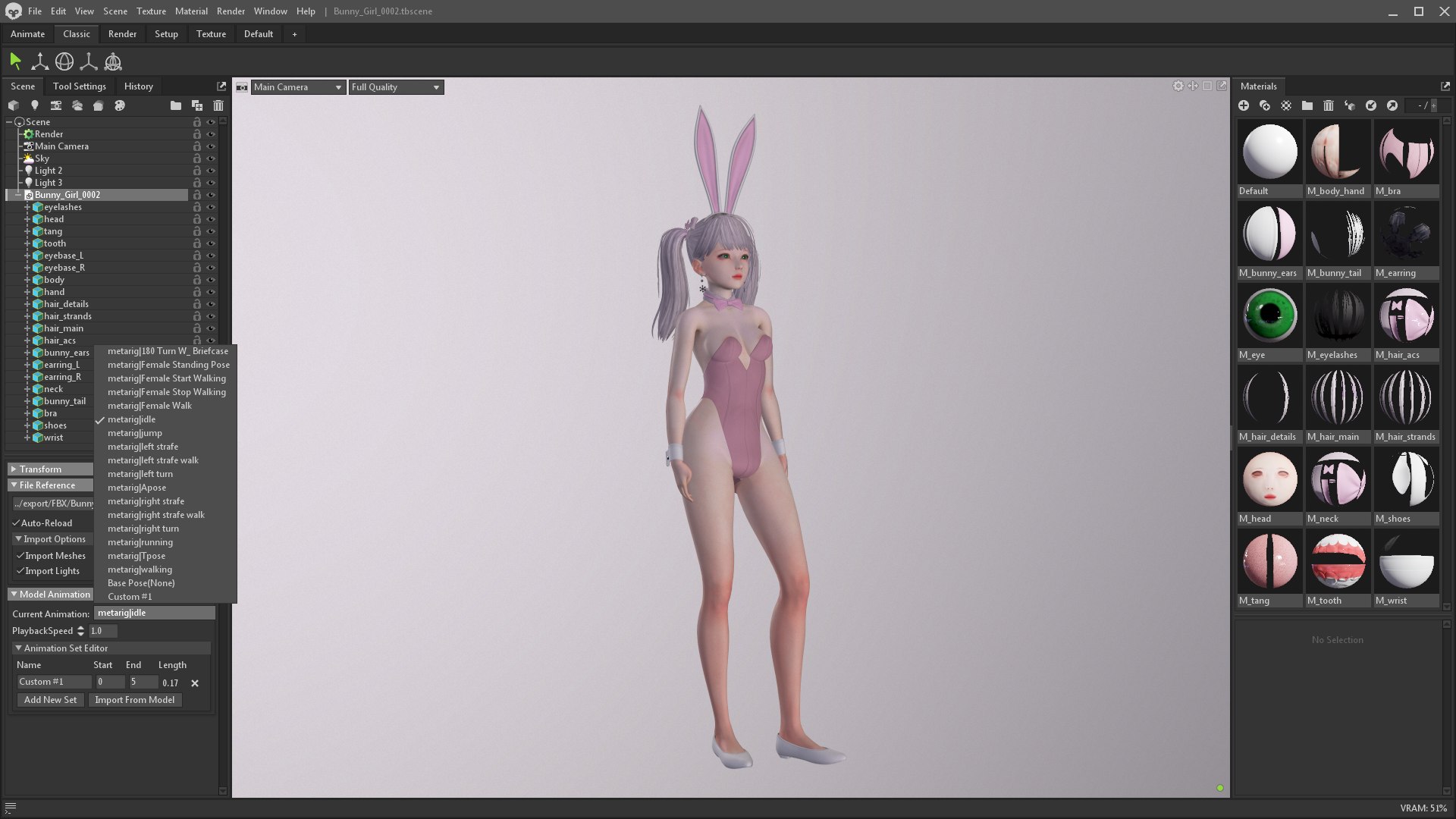 3D Bunny Girl 0002 - Rig - Unreal - Unity - Blender - Animated - Realistic Female Character https://p.turbosquid.com/ts-thumb/04/XmtzWG/iV/9/png/1751843649/1920x1080/fit_q87/53b34b0c2b65d695b15ed522f835a54e7eeaf299/9.jpg