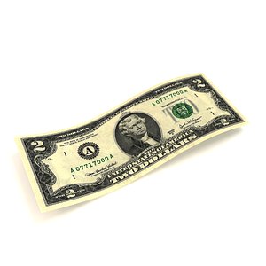 3D model 2 DOLLARS
