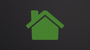 3D Web Icon Home model