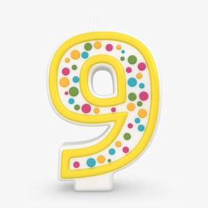 realistic number candle 9 max