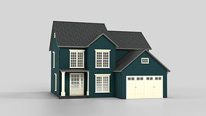 Neighborhood House 09T3 3D model