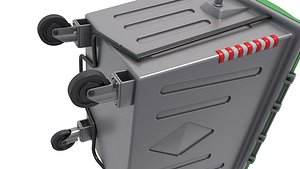 3D Trash Container collection model