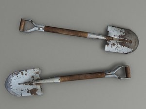 spade gardening 3d model