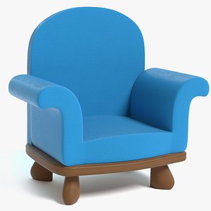 cartoon chair 3D model