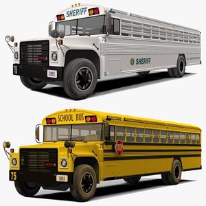 Prison Bus and School Bus