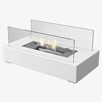 Bio Ethanol Burner White