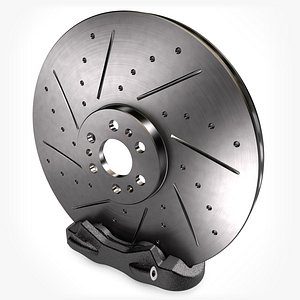 Brake Disc with Caliper