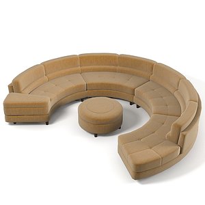 Wasser Round Sectional sofa L