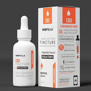 3D Hempzilla CBD Lemon Berry Mint