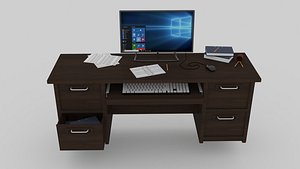 3D officerdesk desk model