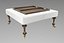 Modello 3d Pouf quadrato Tristen con vassoio